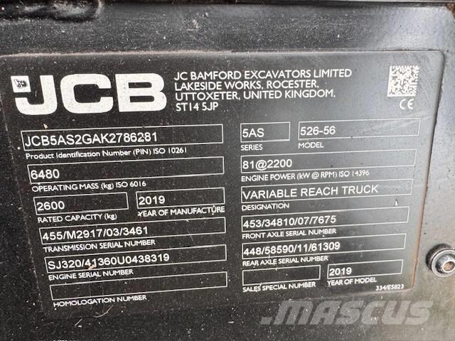 JCB 526-56 Agri Plus Télescopique agricole