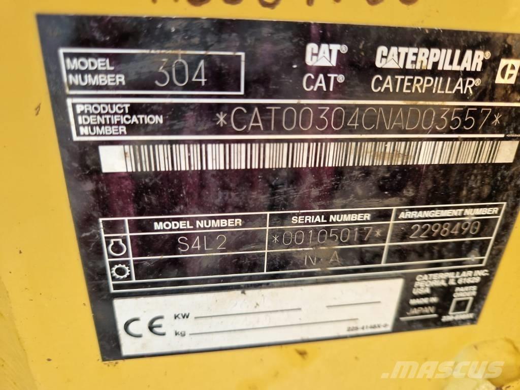CAT 304 CR Mini pelle < 7t