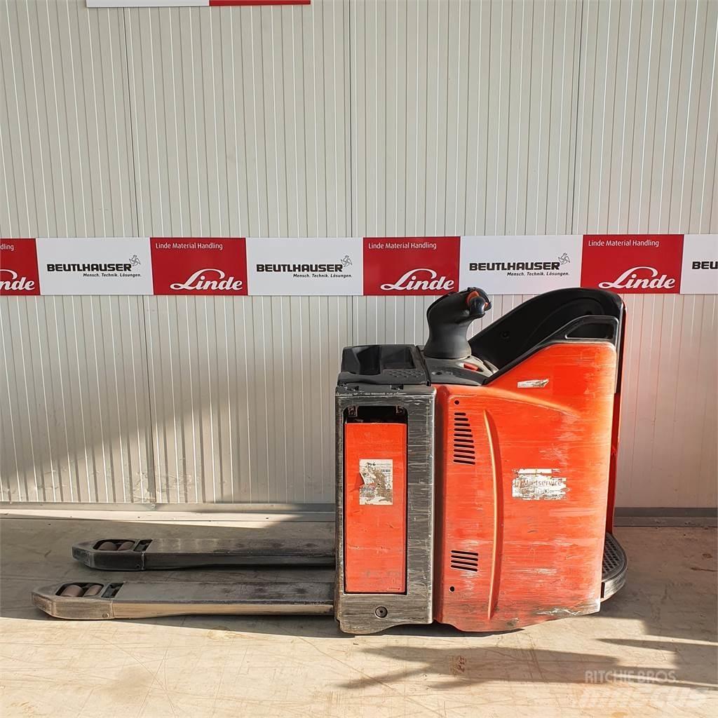 Linde T20SP kurz Transpalette accompagnant