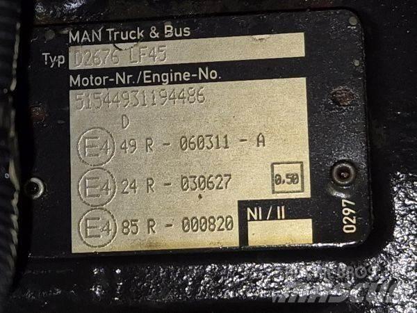 MAN D2676 LF45 Moteur