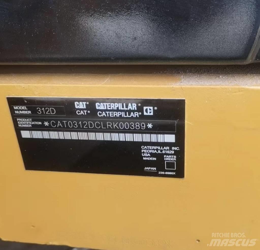 CAT 312 D Pelle sur chenilles