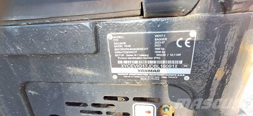Yanmar Vio 17-1 Mini pelle < 7t