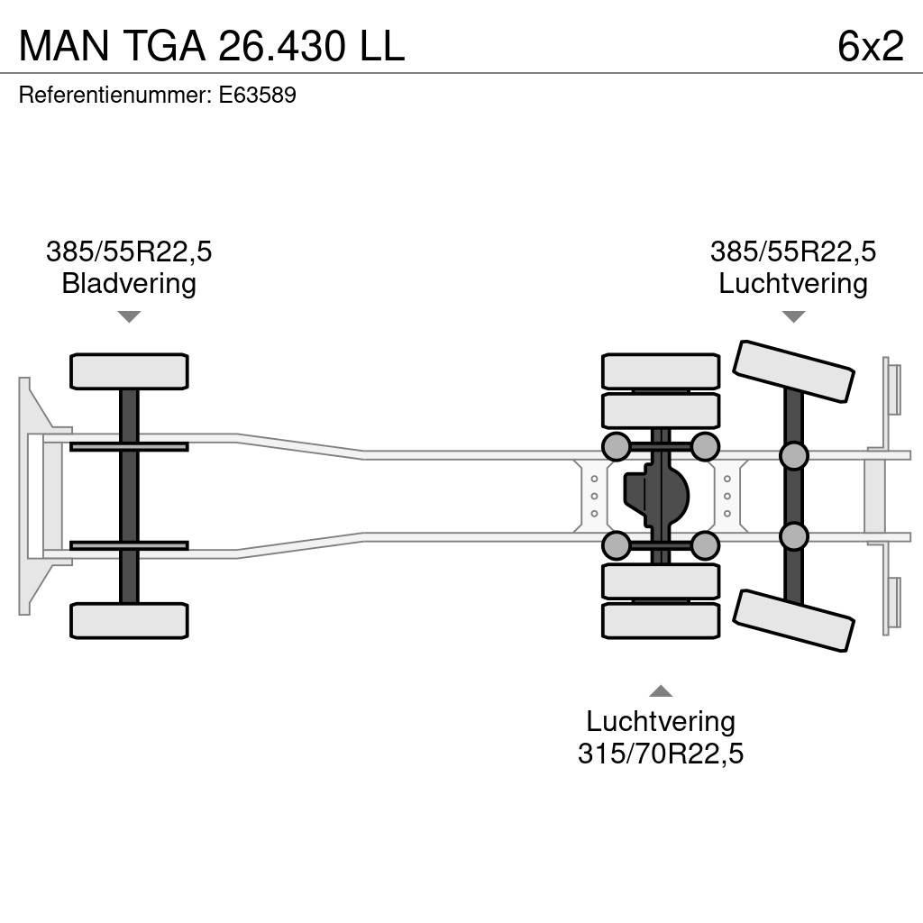 MAN TGA 26.430 LL Camion ampliroll
