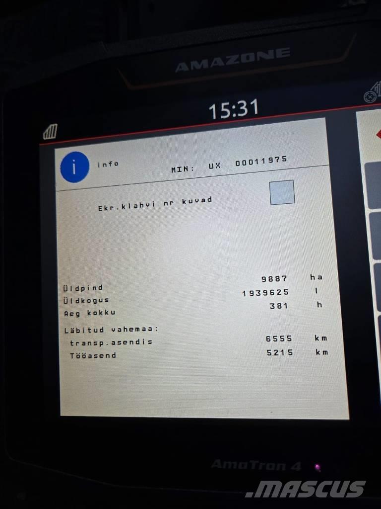 Amazone UX 4200 Pulvérisateurs traînés