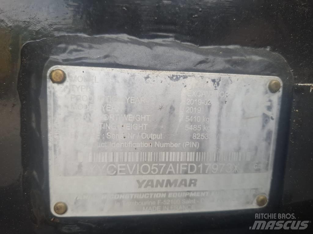 Yanmar Vio 57-6A Mini pelle < 7t