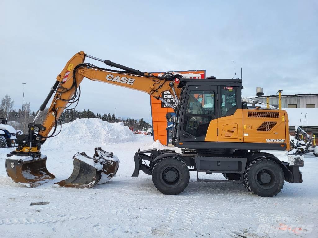CASE WX140E Pelle sur pneus
