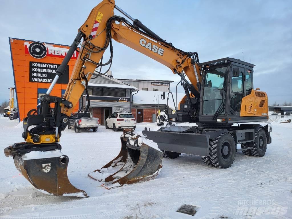 CASE WX140E Pelle sur pneus