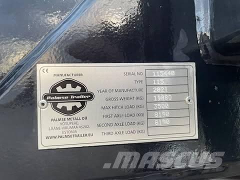 Palmse Trailer 115 Semi remorque à bras