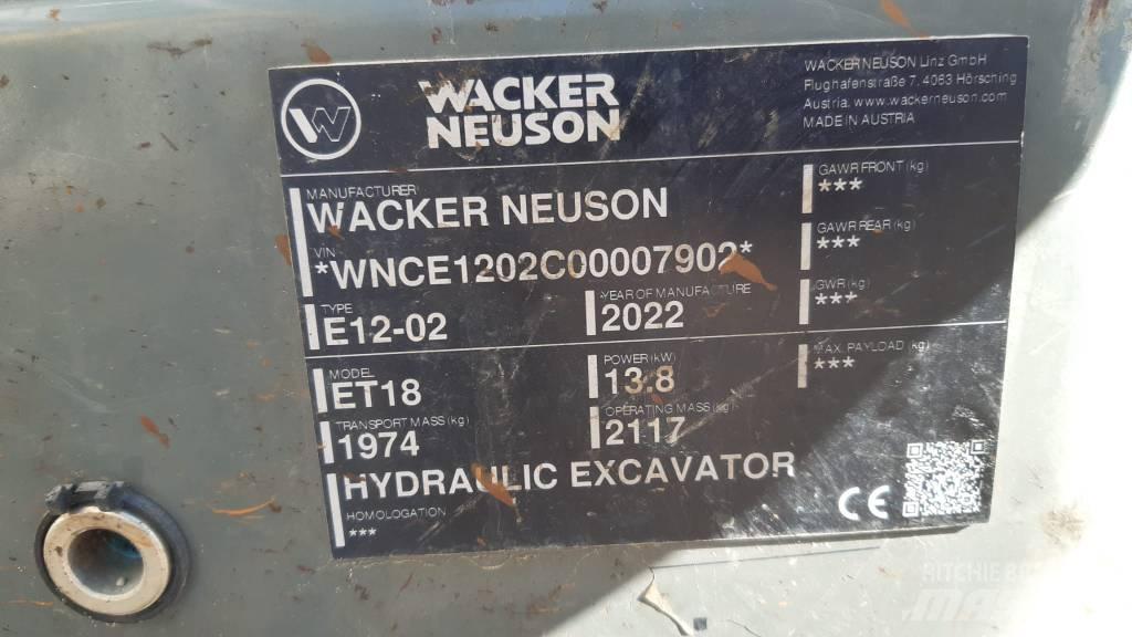 Wacker Neuson ET 18 Pelle sur chenilles