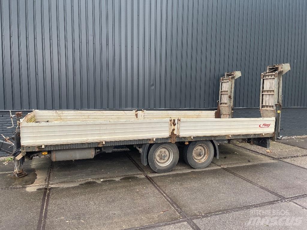 Fliegel 8 ton Remorque porte engin