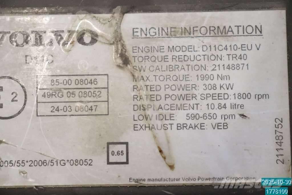 Volvo FM Moteur