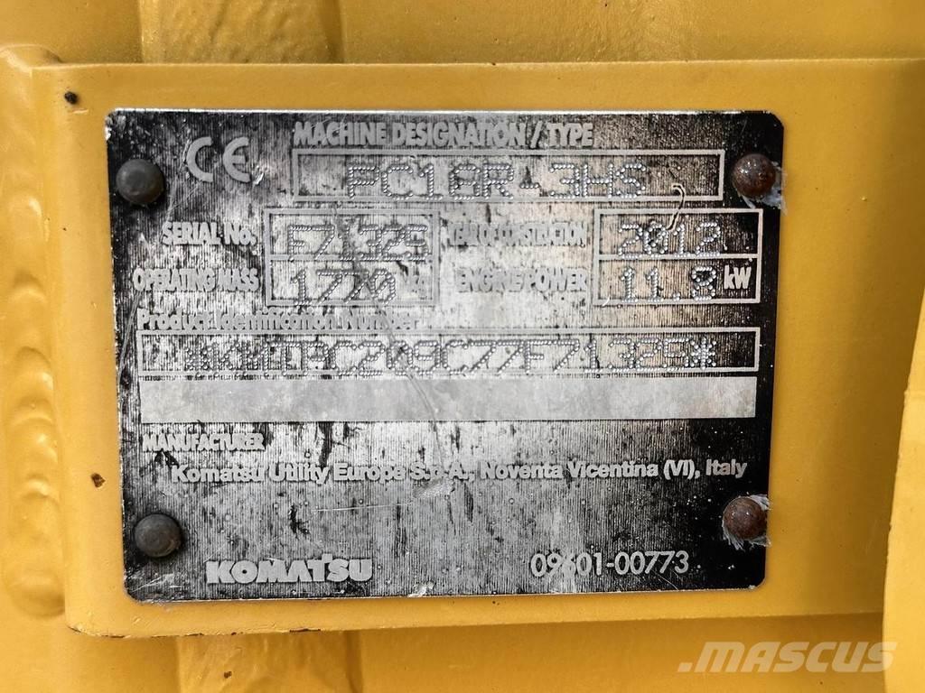 Komatsu PC16R-3HS Mini pelle < 7t