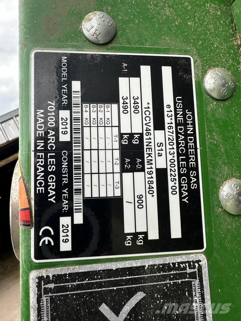 John Deere V461M Presse à balle ronde