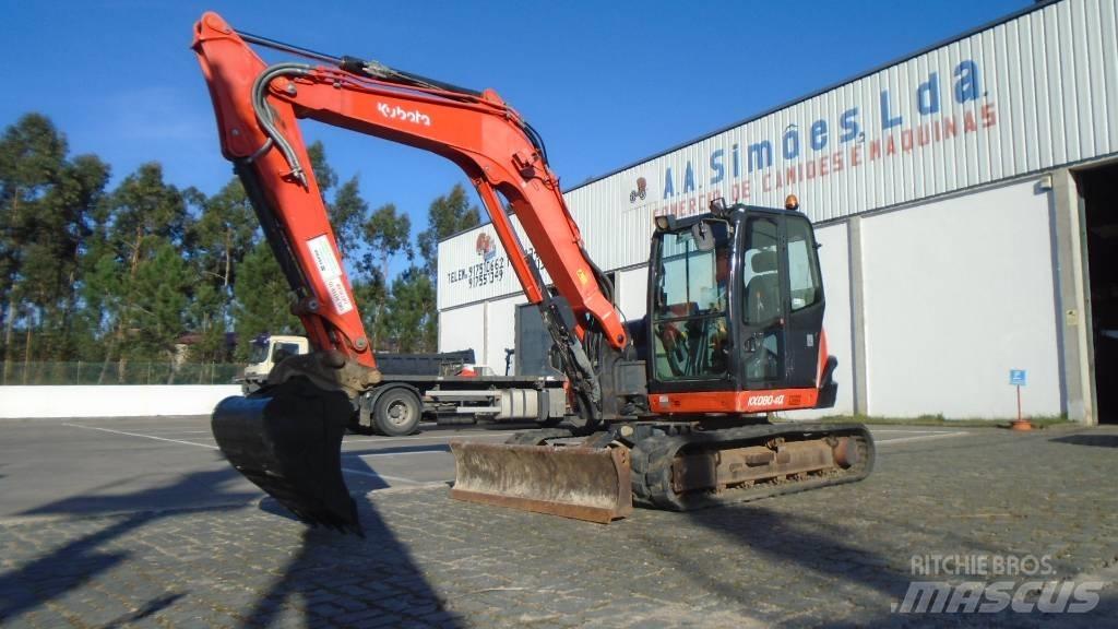 Kubota KX 080-4 Mini pelle 7t-12t