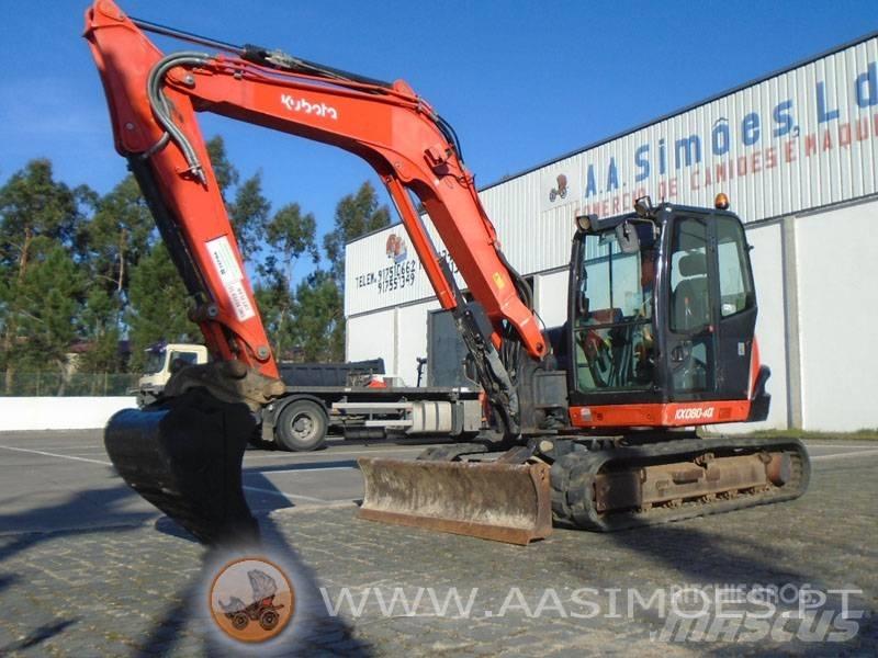 Kubota KX 080-4 Mini pelle 7t-12t