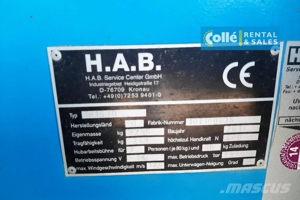 HAB TR16JD | 2014 Nacelles télescopiques