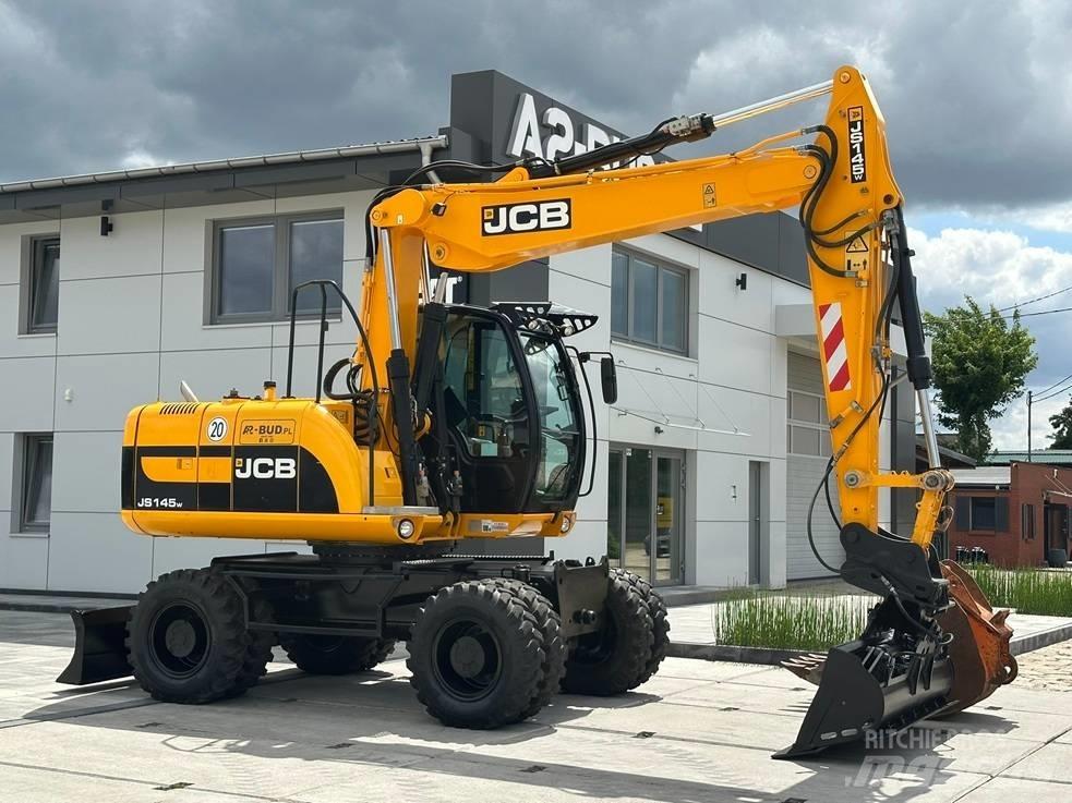 JCB JS 145 W Pelle sur pneus