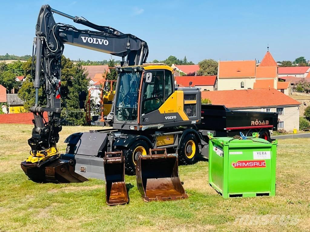 Volvo EW 160 E Pelle sur pneus