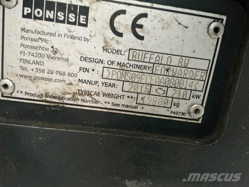 Ponsse BUFFALO 8W Porteur