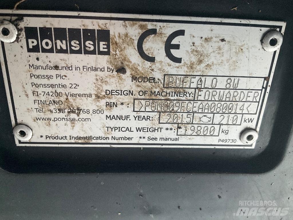 Ponsse BUFFALO 8W Porteur