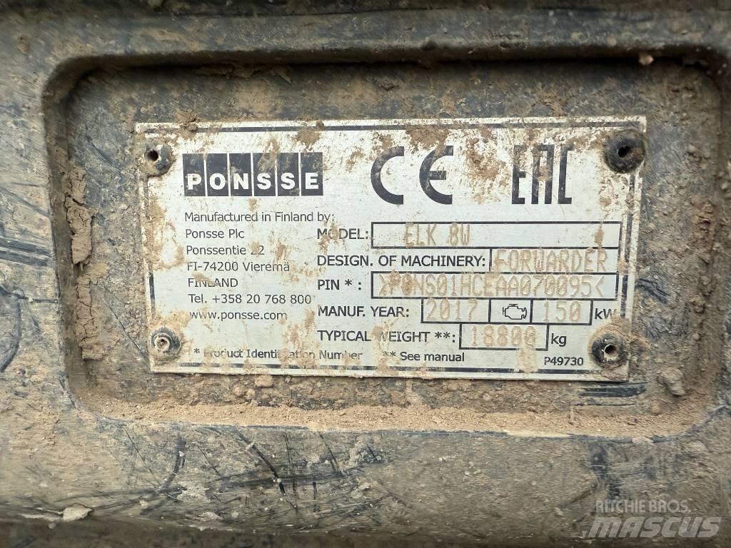 Ponsse ELK 8W Porteur