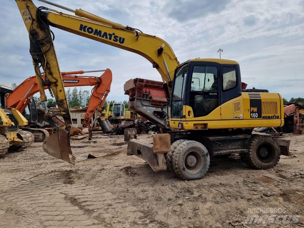 Komatsu PW 160-7 Pelle sur pneus