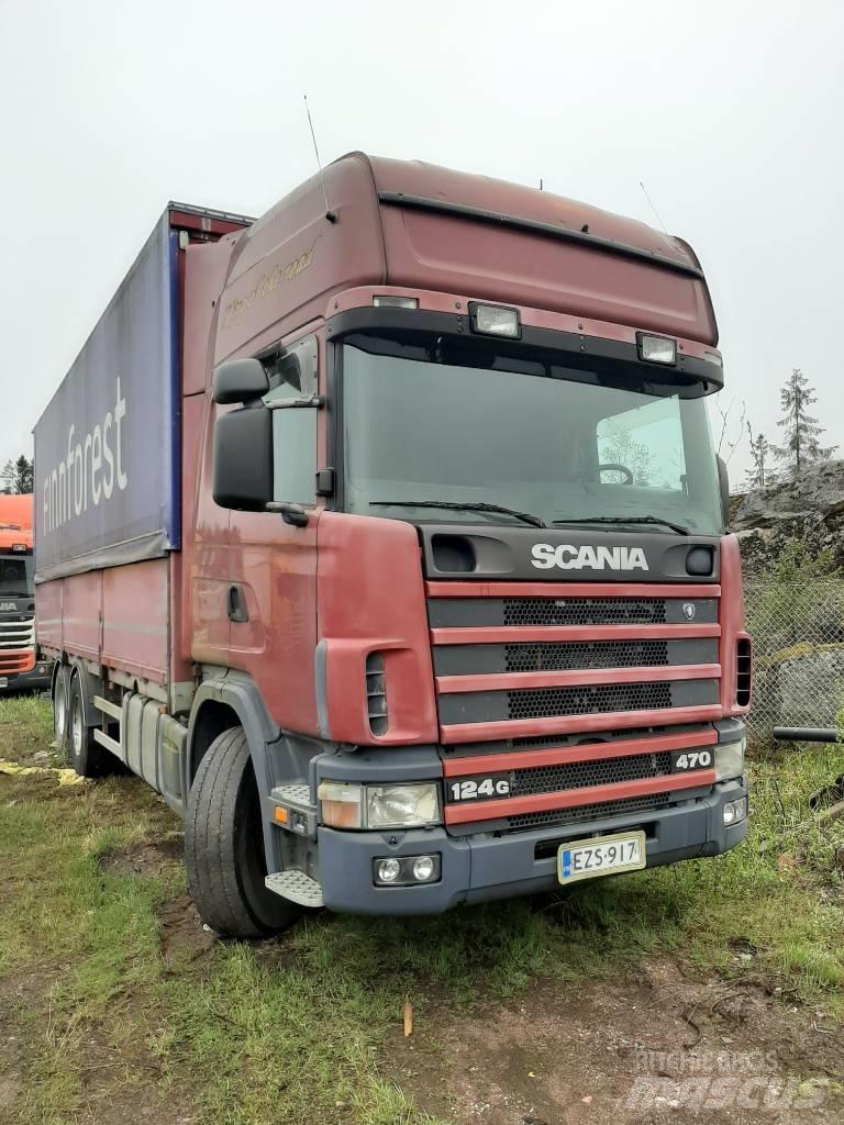 Scania R 124 Camion à rideaux coulissants (PLSC)