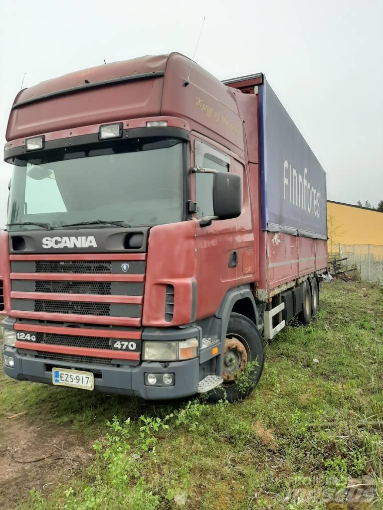 Scania R 124 Camion à rideaux coulissants (PLSC)