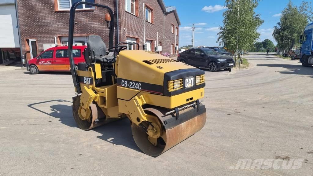 CAT CB 224 C Rouleaux tandem
