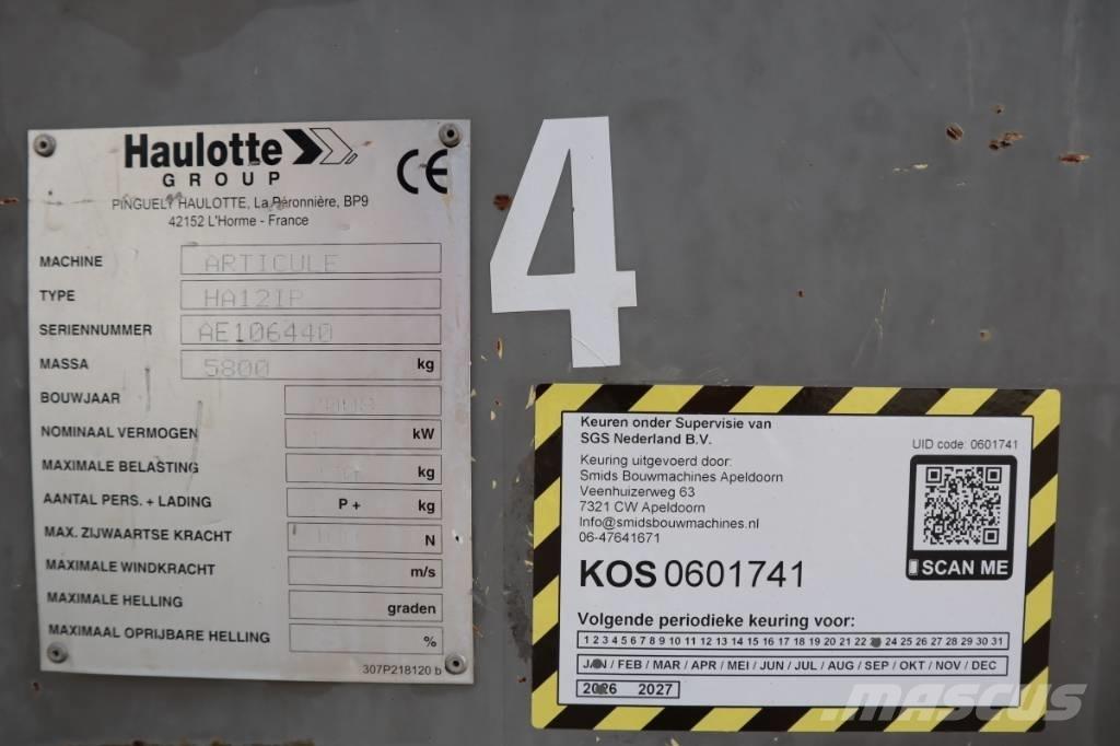 Haulotte HA12IP 2WD Nacelles articulées
