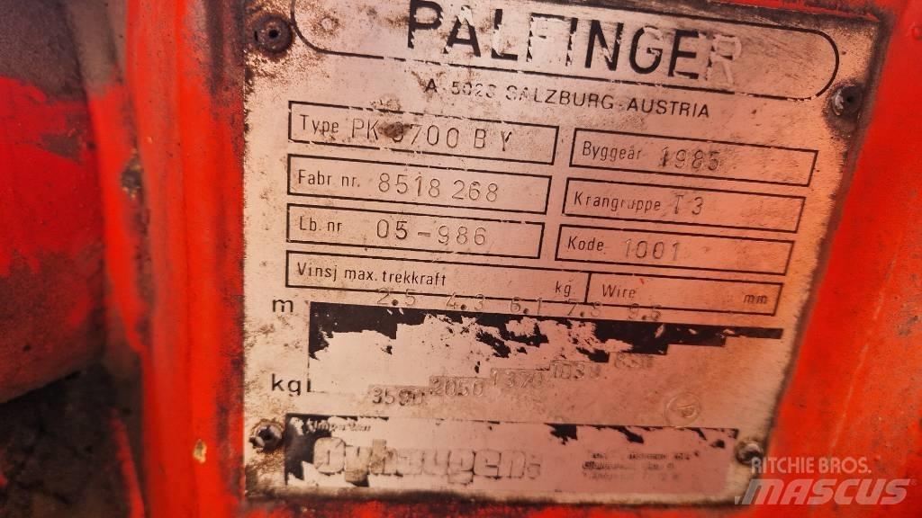 Palfinger PK 9700 Grue auxiliaire