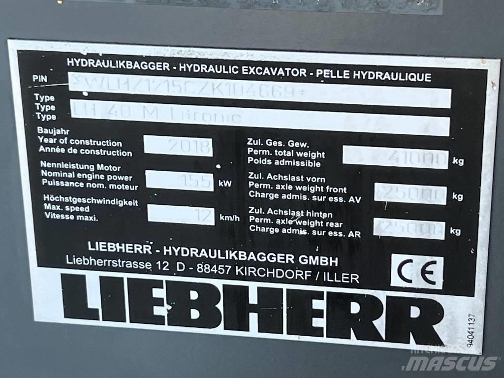 Liebherr LH 40 M ERC Manutention - Autres