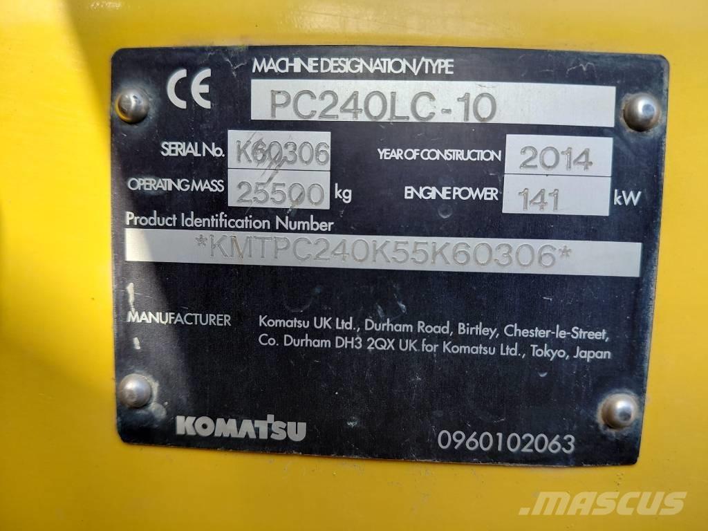 Komatsu PC 240 LC-10 Pelle sur chenilles