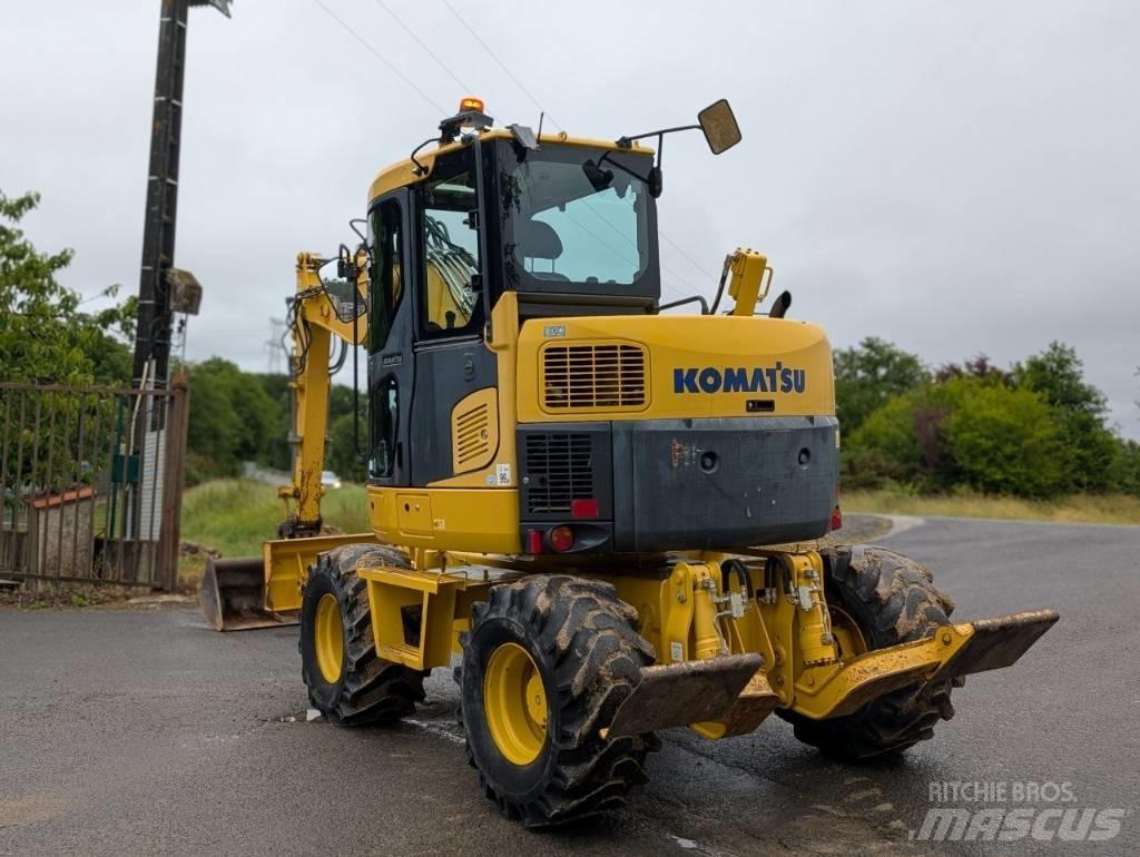 Komatsu PW 98 MR-8 Pelle sur pneus