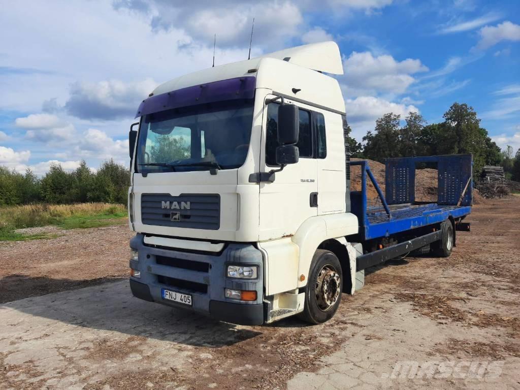 MAN TGA 18.360 Camion plateau