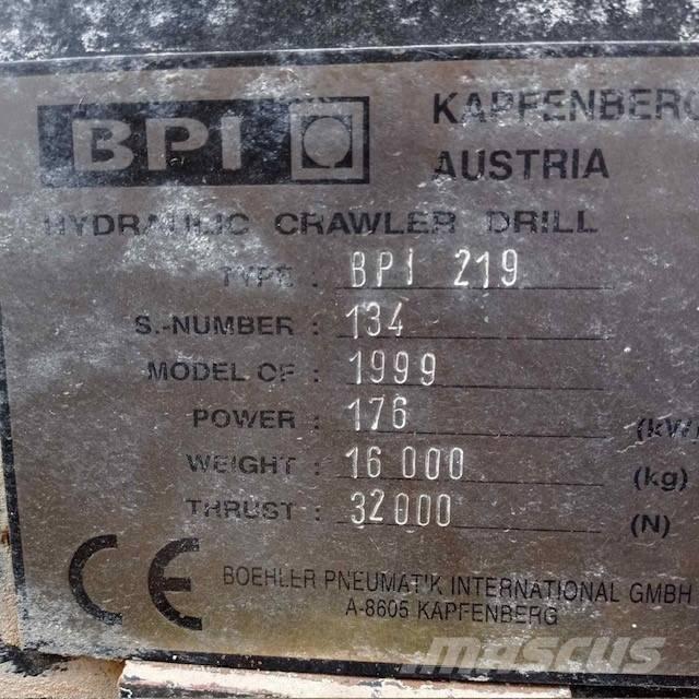 Böhler BPI 219 Foreuse