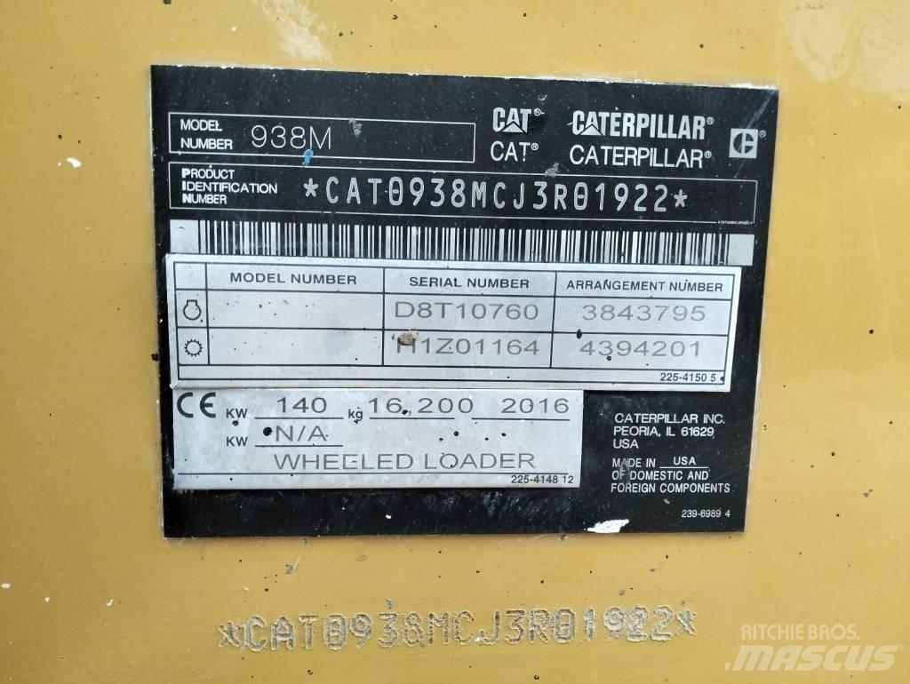 CAT 938 M Chargeuse sur pneus