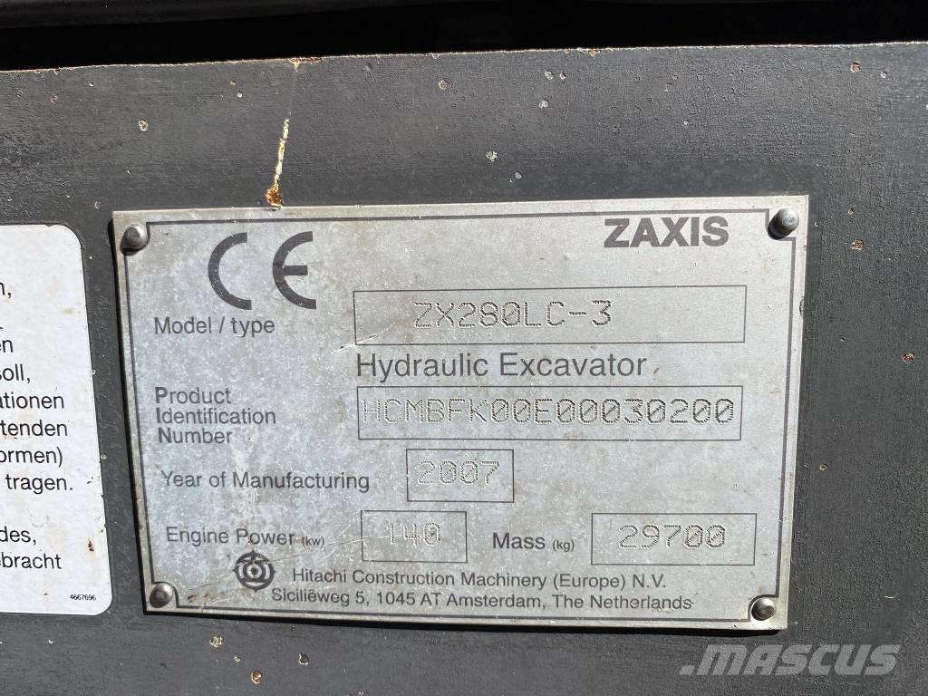 Hitachi ZX 280 LC-3 Pelle sur chenilles