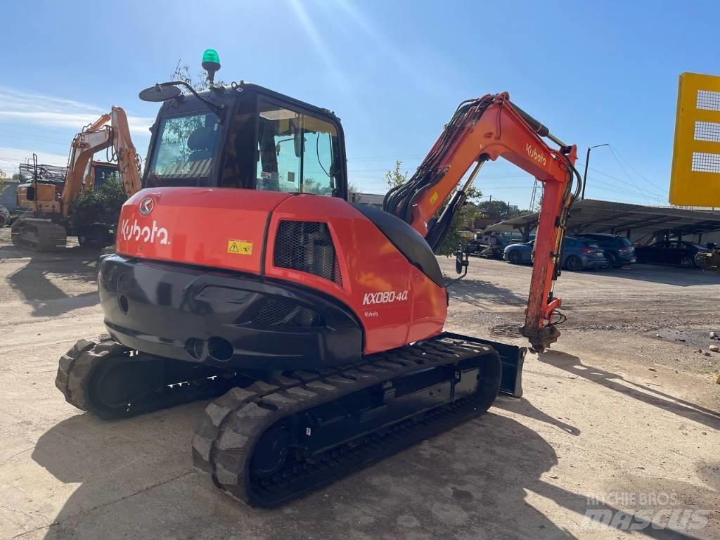 Kubota KX 080-4 Mini pelle 7t-12t