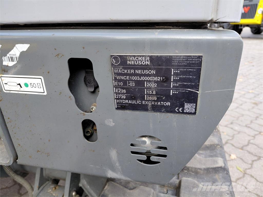 Wacker Neuson EZ26 Pelle sur chenilles