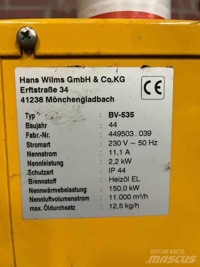Wilms BV 535 Équipement de dégel