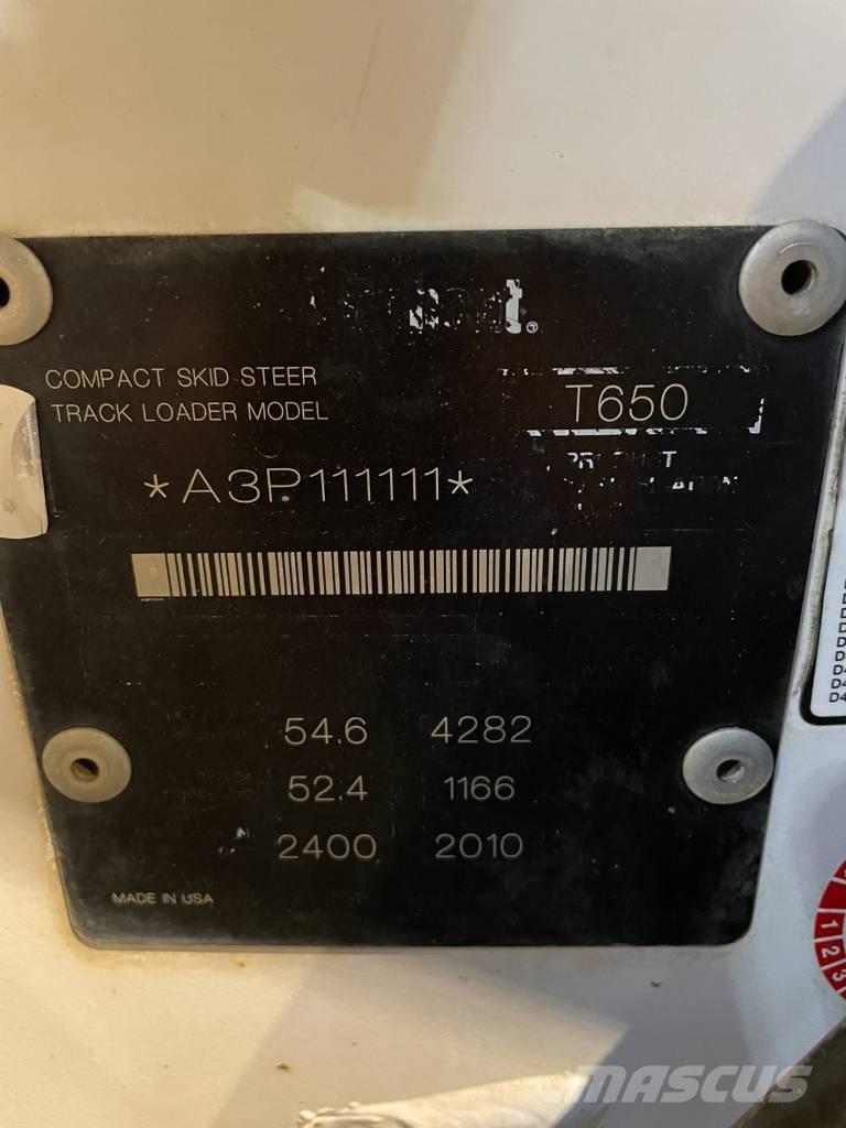 Bobcat T 650 Chargeuse sur chenilles