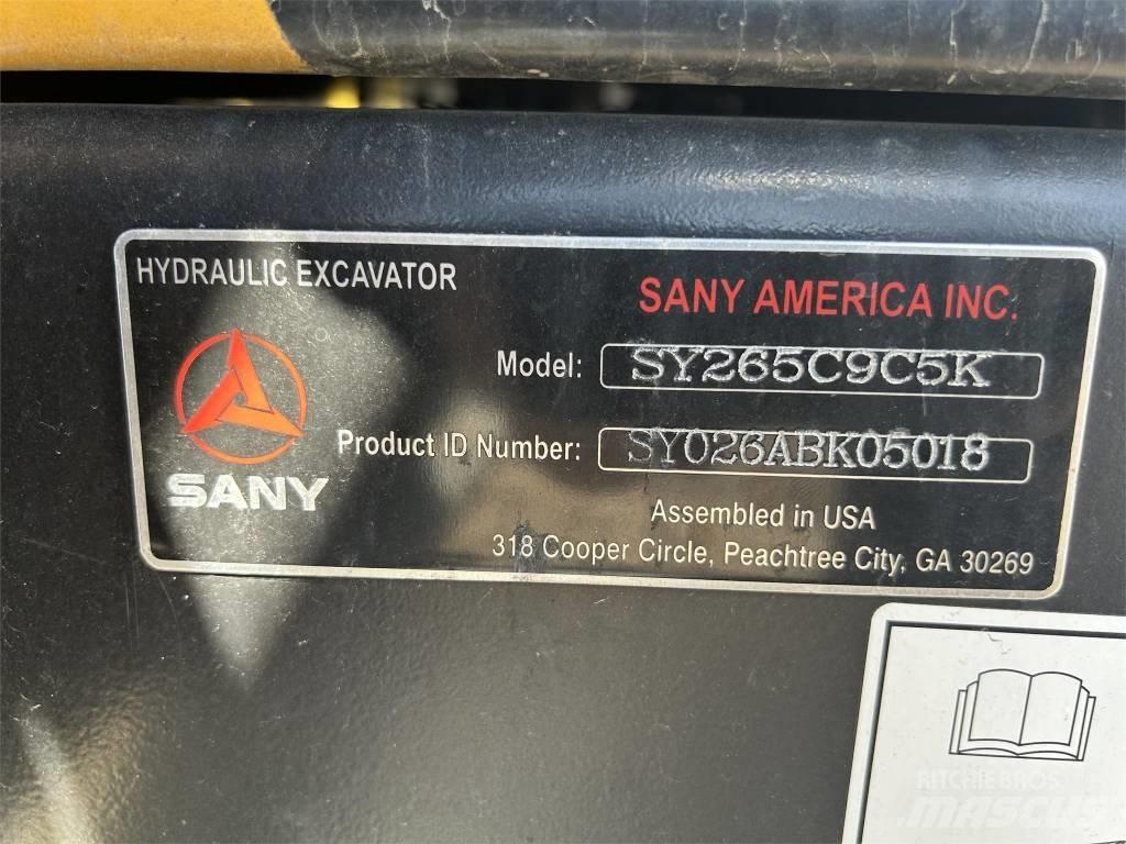 Sany SY265C Pelle sur chenilles