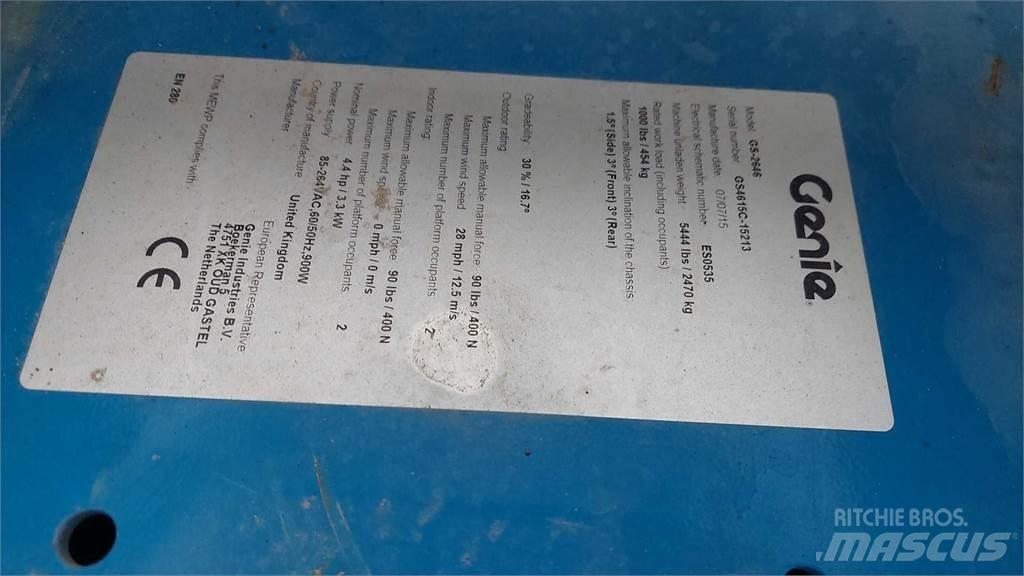 Genie GS2646 Nacelle ciseaux