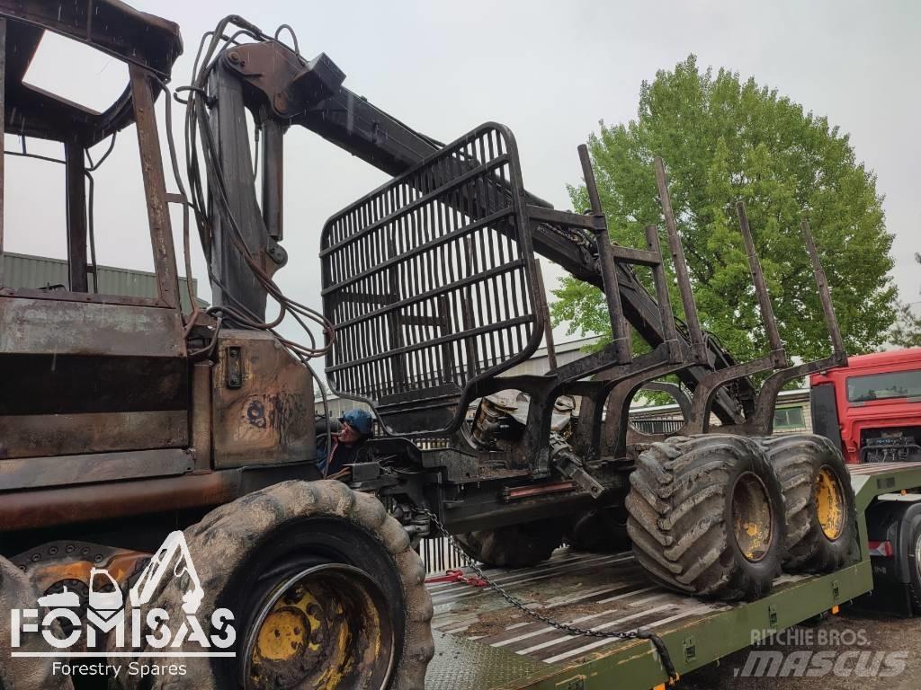 Timberjack 810B Châssis et suspension