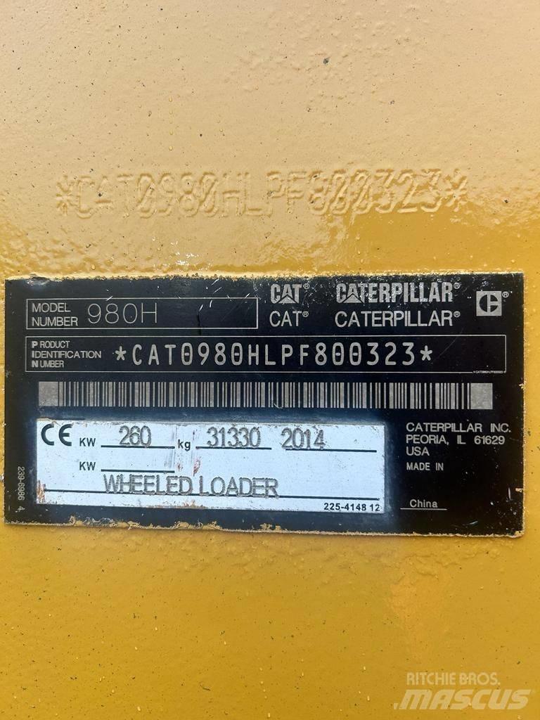 CAT 980H Chargeuse sur pneus