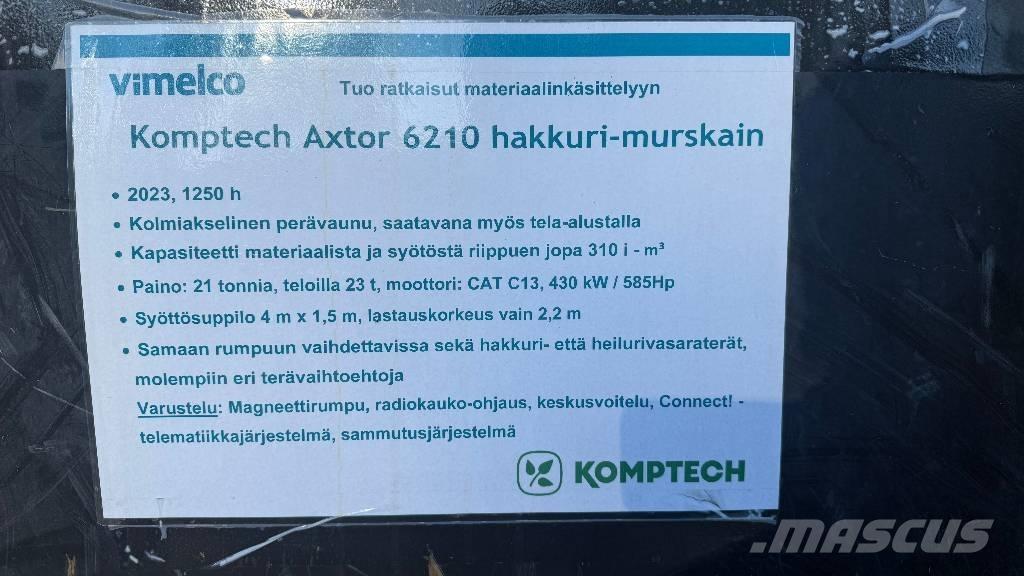 Komptech Axtor 6210 Broyeur de végétaux