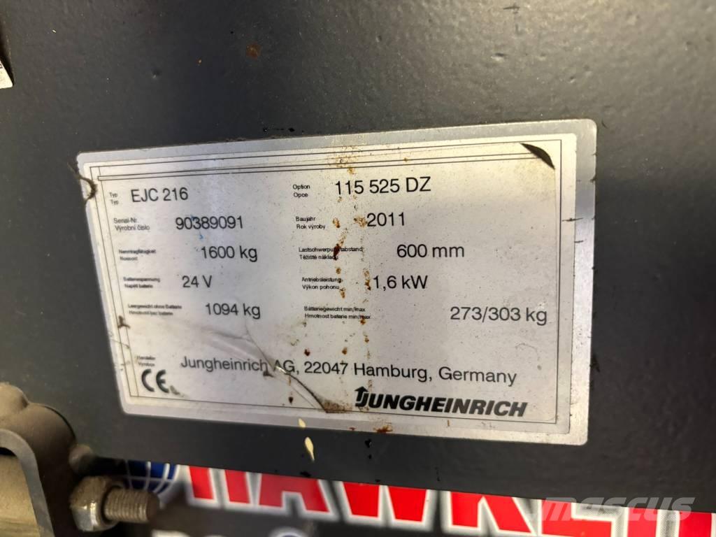 Jungheinrich EJC216 Gerbeur accompagnant