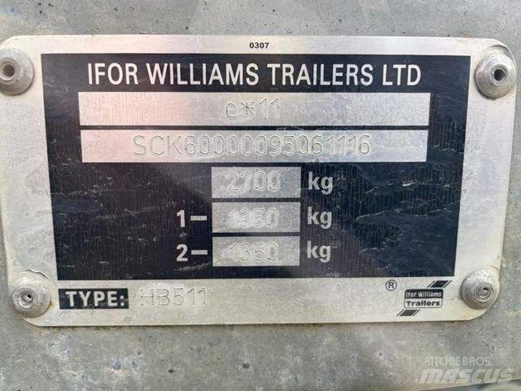 Ifor Williams HB 511 Remorque bétaillère