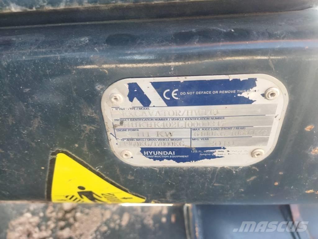 Hyundai HW 140 A Pelle sur pneus